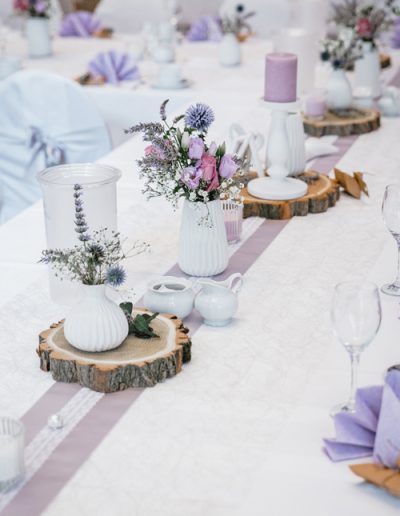 Hochzeitsdekorationen - Tischläufer